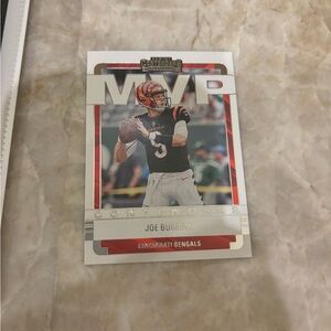 2022 Panini Contenders Joe Burrow MVP Card